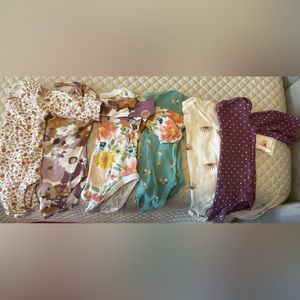 Bundle of 6 long sleeves onesies